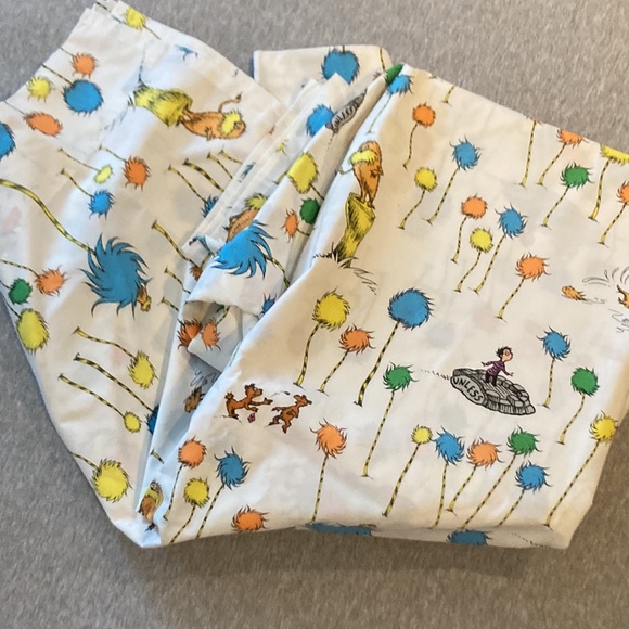 Pottery Barn Teen Bedding Dr Seuss Twin Top Sheet Only New Potter